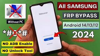 New Method-All Samsung FRP Bypass 2024 | All Samsung Android 14/13/12 Google Account Unlock