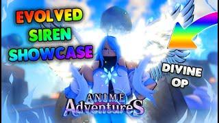 [SHOWCASE] SHINY MAX LEVEL EVOLVED DIVINE SIREN IS OP* Anime Adventures Christmas Update Release