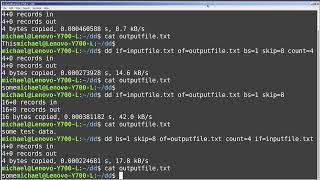 Linux Command Line (89) dd pt1