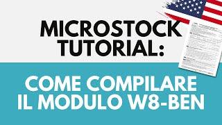 Come compilare il modulo W8-BEN