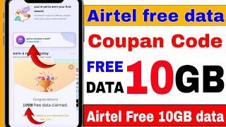 How to Get free 10GB data in Airtel | Airtel free data 2025 | Airtel free Net | Airtel free data