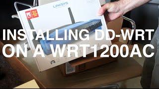 Installing DD-WRT firmware on the Linksys WRT1200AC Wireless Router