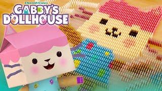 Gabby and the Gabby Cats in 29,000 Dominoes! | GABBY'S DOLLHOUSE