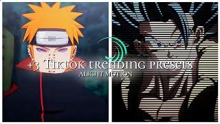 +3 Tiktok Trending presets #6 [ XML + QR + CC ] #tiktok #alightmotion #naruto #dragonballsuper