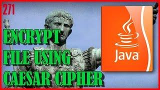 JAVA Encrypting text file using Caesar Cipher OOP