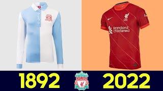  The Evolution of Liverpool F.C. Football Kit | All Liverpool Football Jerseys in History