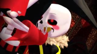 [MMD] Fellcest Papyrus and Sans - Senpai [DL]