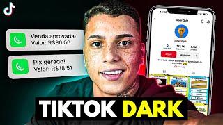 COMO CRIAR E MONETIZAR RÁPIDO TIK TOK DARK *5k por mês*