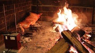 The best way to spit roast piglet!