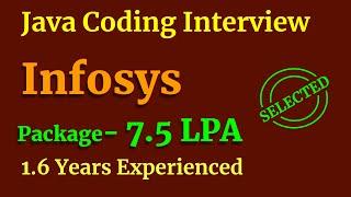 Infosys Java Interview Coding Interview Questions Answers