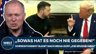 EKLAT IM WEISSEN HAUS: Vance und Trump attackieren Selenskyj! Korrespondent: "Sowas gab's noch nie!"