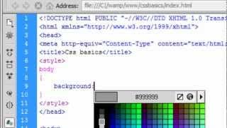 Basics of CSS