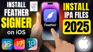 How to Install Feather Signer on iOS | Install IPA Files on iPhone & iPad WITHOUT PC NO Jailbreak