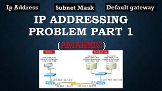 Ip Addressing Problem Part 1 | Amharic