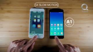 QMobile A1 vs iPhone7, Oppo F1s and VIVO V5 | Fast Fingerprint