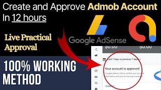 How to create and approve Admob Account | Admob Account Approval in 2022 | Link adsense with Admob