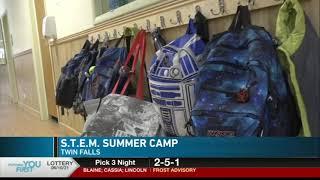 KMVT Twin Falls Reporting on Summer Camps funded by STEMAC