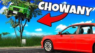 ️SCHOWAŁEM SIĘ AUTEM NA DRZEWIE PRZED WIDZAMI!? | BeamNG Drive |