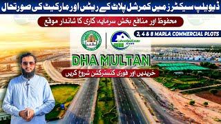 DHA Multan Commercial Plots: 2, 4 & 8 Marla Ready for Construction | Latest Price & Investment Guide