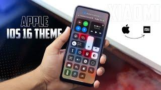 Apple iOS 16 Complete MIUI Theme | iPhone 14 theme for MIUI