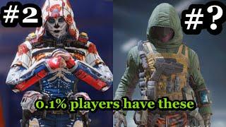 Top 10 RAREST CHARACTER SKINS COD MOBILE