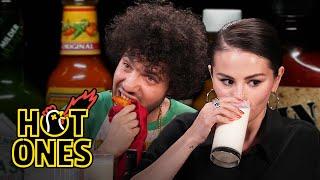 Selena Gomez and benny blanco Burn With Love While Eating Spicy Wings | Hot Ones