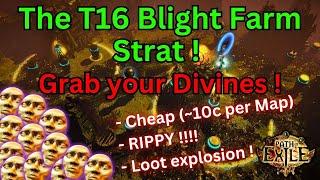 [3.25] The Blight T16 Farm Strat on POE ! Grab your Divines ! Cheap BUT very Rippy ! Test your Build