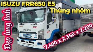 Lên Mẫu ISUZU FRR650 E5 Thùng Full Nhôm Inox 304 Và Cập Nhật Giá Xe Frr650 2025 #khanhxetai #frr650