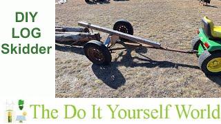 Simple Free Homemade Log Skidder From Model A Axle