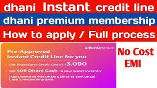 Pre-Approved Instant Credit Line - Dhani Pre-Approved Membership-Dhani Premium membership benefits