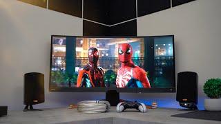 PlayStation 5 On A Ultra-Wide Curved Monitor