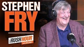 Stephen Fry | QR Codes, Bairstow Stumping, Comedy Tour & Is He A Genius? | Rush Hour with JB & Billy