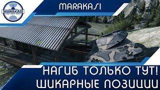 Истинный нагиб только тут! Шикарные позиции World of Tanks