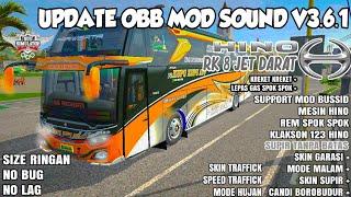 UPDATE OBB MOD SOUND V3.6.1 SOUND HINO RK 8 JET DARAT SUOS + REM SPOK SPOK + TEXTURE HD + DLL