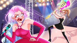 Attacked by a Fan… Right on Stage!- MY SECRET STORY ANIMATED