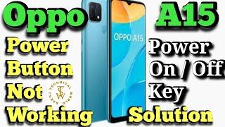 Oppo A15 On Off Button Not Working Problem Solution | Oppo A15 Power Button Not Working Problem