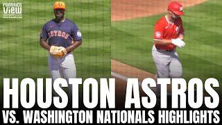 Houston Astros vs. Washington Nationals 2025 Spring Training Game Highlights | Ronel Blanco 2 IP, 4K