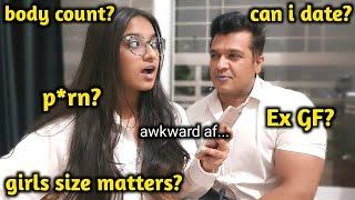 asking my DAD *AWKWARD* questions! pt.2 | Arya Kale