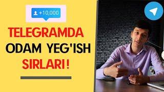 Telegramda JONLI ODAM YEG'ISH 2020| TELEGRAM SIRLARI| TELEGRAMDA ODAM KO'PAYTIRISH