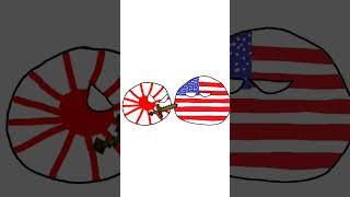 Estados Unidos vs Japón (Con mi Voz) #countryballs #humor #shorts #viral