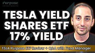 17% Yield on TESLA? | Tesla Yield Shares Purpose ETF Review +Q&A w/Fund Manager Nicholas Mersch