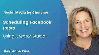 Scheduling FB Posts With Creator Studio