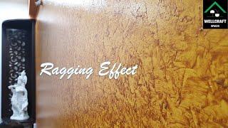 Asian Paints Royale Texture Paint - Ragging Effect