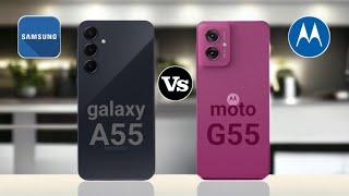 SAMSUNG GALAXY A55 VS MOTOROLA MOTO G55#tech58.