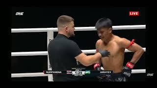 KO Elbow! Jurayev (Uzbekistan) vs Numpangna (Thailand)
