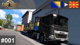 EURO TRUCK SIMULATOR 2  [#001] Gabelstapler von Bosnien Nordmazedonien 1/2 [4K] [LET'S PLAY]