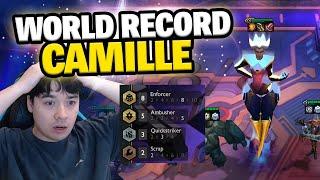 MY CAMILLE REACHED THE TFT UNIT SIZE LIMIT?! She Gained 250 HP PER ROUND I Set 13 TFT PBE