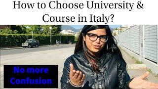 How to Choose your University to study in English in Italy.