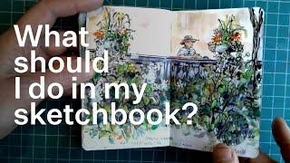 What should I do in my sketchbook?