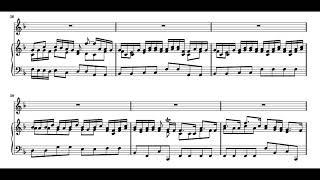 Va tacito e nascosto (Giulio Cesare - G.F. Händel) Score Animation